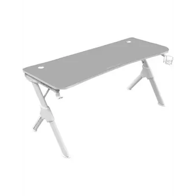 Mesa Mars Gaming Mgd 140 White Chasis De Acero Tablero 140x60cm