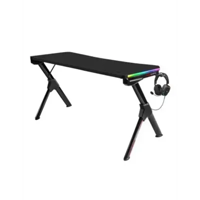 Mesa Mars Gaming Mgd Rgb 140 Black Chasis De Acero Tablero