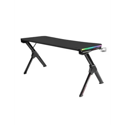 Mesa Mars Gaming Mgd Rgb 140 Black Chasis De Acero Tablero