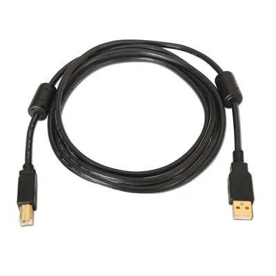 Cable USB 2.0 Impresora Aisens A101-0011/ USB Tipo-B Macho -