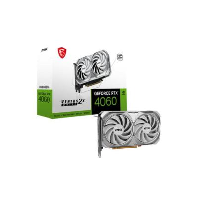 MSI VENTUS GeForce RTX 4060 2X WHITE 8G OC NVIDIA 8 GB GDDR6