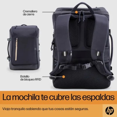 Mochila HP 6B8U4AA Travel para Portátiles hasta 15.6'/ Gris