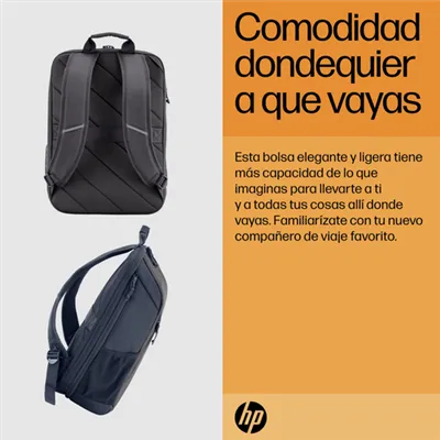 Mochila HP Travel 6B8U7AA para Portátiles hasta 15.6'/ Azul