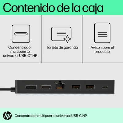 Docking USB Tipo-C HP 50H55AA USB-C/ 2xUSB/ 1xHDMI/