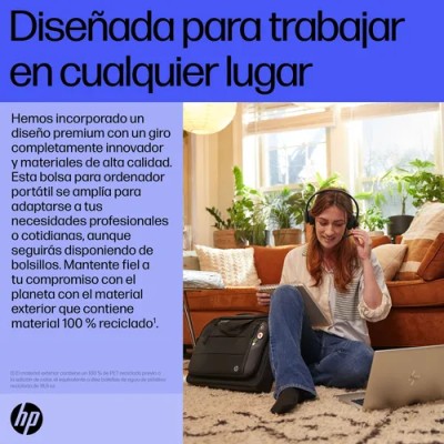 Maletín HP Renew Executive para Portátiles hasta 16'/ Negro