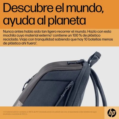 Mochila HP Travel para Portátiles hasta 15.6'/ Gris