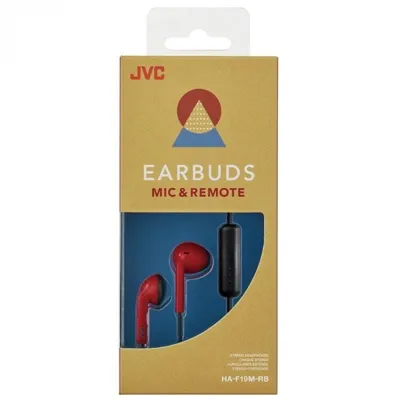 Auriculares Intrauditivos JVC HA-F19M-RB/ con Micrófono/ Jack