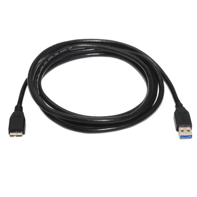 Cable USB 3.0 Aisens A105-0043/ USB Macho - MicroUSB Macho/