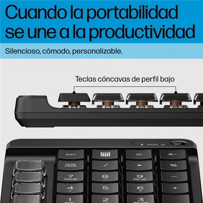 Teclado Numérico Inalámbrico HP 435 Programable/ Negro