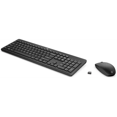 Teclado y Ratón Inalámbricos HP Combo 235/ Negro