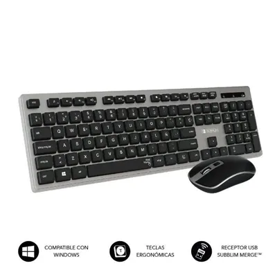 Teclado y Ratón Inalámbrico Subblim Combo Wireless Ergo Keys