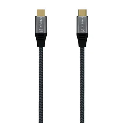 Cable USB 2.0 Tipo-C Aisens A107-0628 5A 100W/ USB Tipo-C Macho