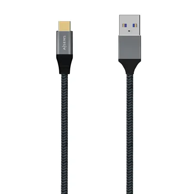 Cable USB 3.1 Tipo-C Aisens A107-0630/ USB Tipo-C Macho - USB