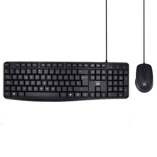 Ewent ew3006 kit teclado+ raton escrit. silenciosa