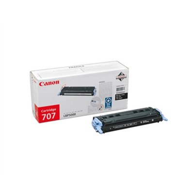 Canon 707 Black Toner Cartridge cartucho de tóner 1 pieza(s)