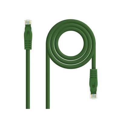 Nanocable Cable de Red RJ45 LSZH Cat.6A UTP AWG24 2m Verde