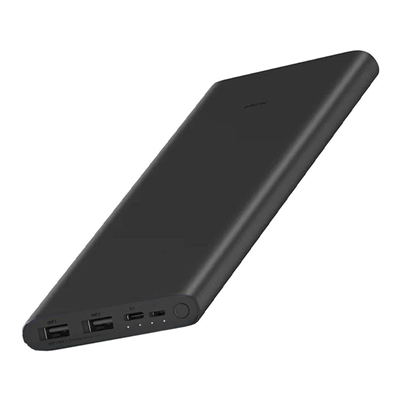 Power Bank 3 10000Mah Carga Rapida 18W Negro Xiaomi