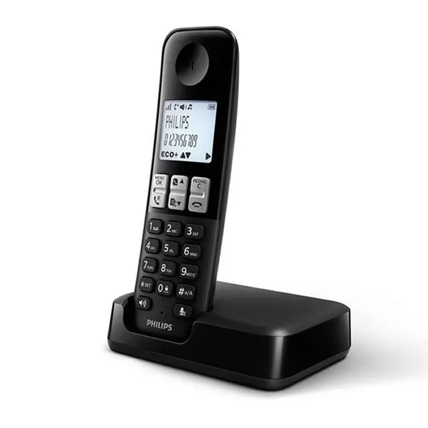 Teléfono Inalámbrico Philips D2501B/01/ Negro