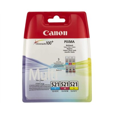 Canon 2934B010 cartucho de tinta 3 pieza(s) Original Cian