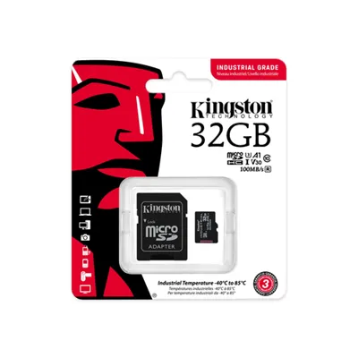 Kingston microsd industrial 32gb con adaptador