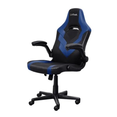 Silla Gamer Trust Gxt 703 Negra/azul 25129 Elevador De Gas