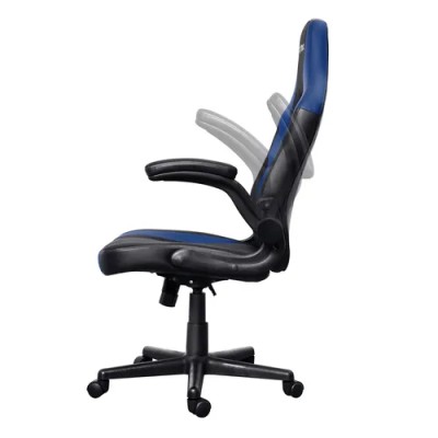 Silla Gamer Trust Gxt 703 Negra/azul 25129 Elevador De Gas