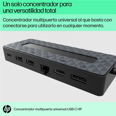 Docking USB Tipo-C HP 50H98AA/ 2xUSB/ 1xHDMI/ 1xRJ45/