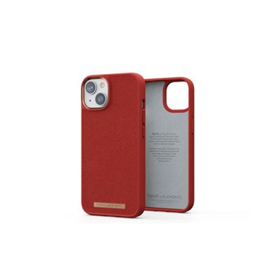 Njord byELEMENTS Suede Comfort+ Case - iPhone 14 - Burnt Orange