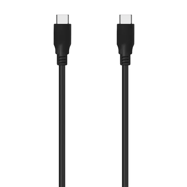 Cable USB 3.2 Tipo-C Aisens A107-0703 20GBPS 5A 100W/ USB Tipo-C Macho - USB Tipo-C Macho/ Hasta 100W/ 2500Mbps/ 1.5m/ Negro