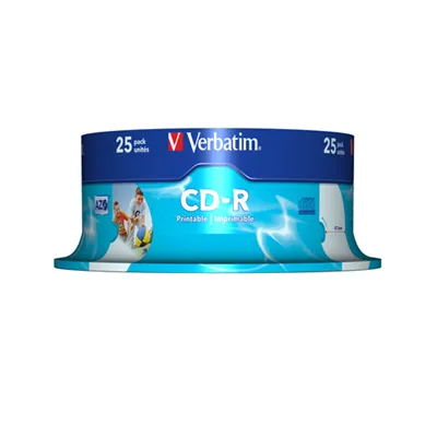 CD-R Verbatim AZO Imprimible 52X/ Tarrina-25uds