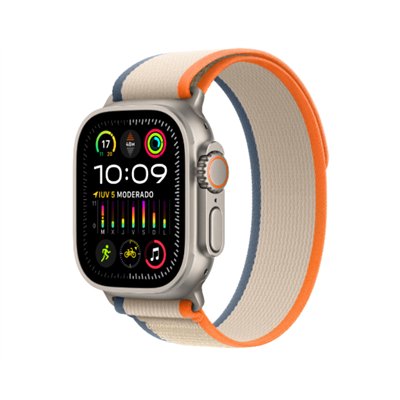 Apple Watch Ultra 2 con Correa Loop Trail Naranja/Beis L Grande