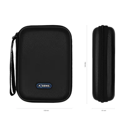 Funda para Disco Externo de 2.5' Aisens ASBG-001-BK/ Negra