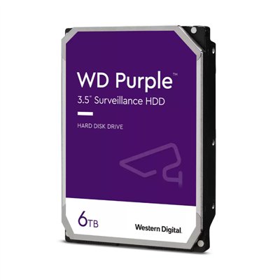 Disco Duro Western Digital WD Purple Surveillance 6TB/ 3.5'/