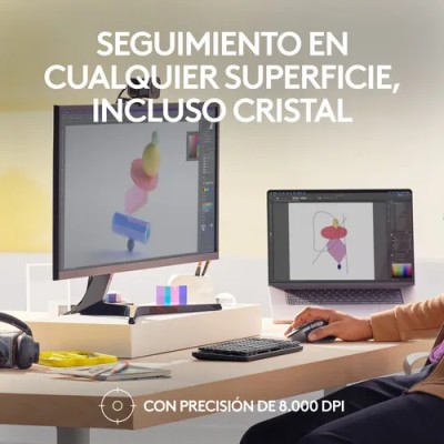 Ratón Ergonómico Inalámbrico por Bluetooth Logitech MX Master