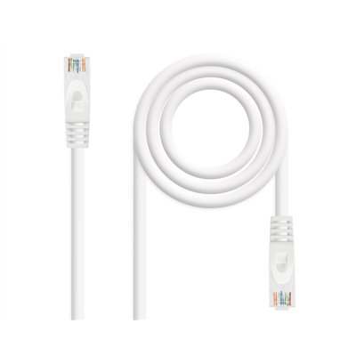 Nanocable Cable de Red RJ45 LSZH Cat.6A UTP AWG24 1m Blanco