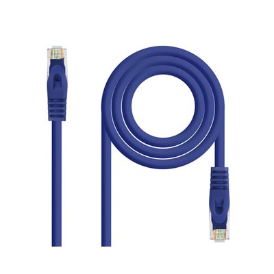 Nanocable Cable de Red RJ45 LSZH Cat.6A UTP AWG24 2m Azul