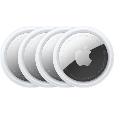 Apple AirTag Pack 4 und. blanco/plata Localizador de ubicación