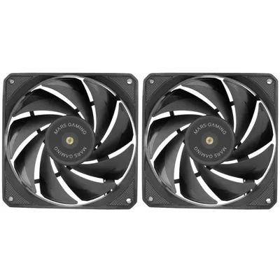 Pack 2 Ventiladores Mars Gaming MF-NCLX2/ 12cm