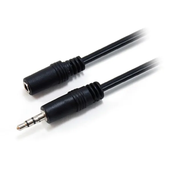 Cable Audio Mini Jack 3.5mm Macho-hembra 2.5metros Equip