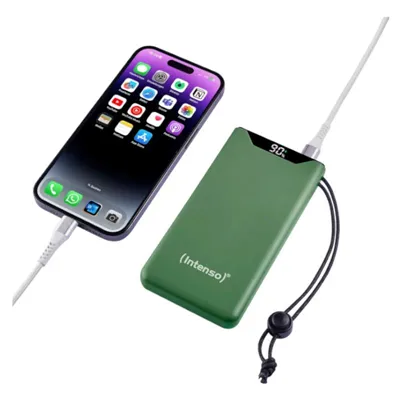 Intenso Powerbank F10000 Verde - Batería Externa 10000 mAh