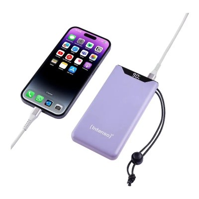 Intenso Powerbank F10000 Lila - Batería Externa 10000 mAh carga