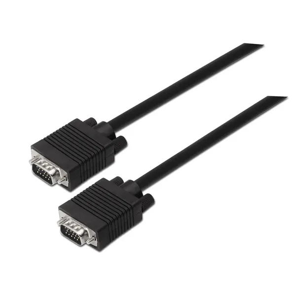 Cable SVGA Aisens A113-0068/ VGA Macho - VGA Macho/ Hasta 3W/ 10Mbps/ 1.8m/ Negro