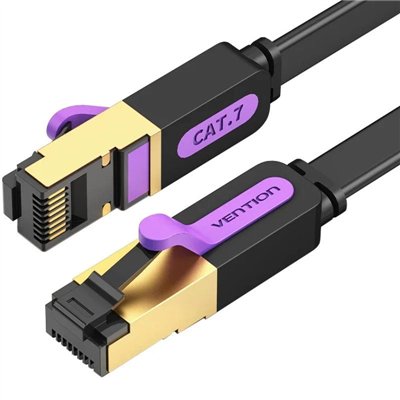 Cable de Red RJ45 STP Vention ICABQ Cat.7/ 20m/ Negro