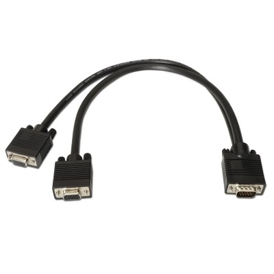 Cable Duplicador SVGA Aisens A113-0081/ VGA Macho - 2x VGA