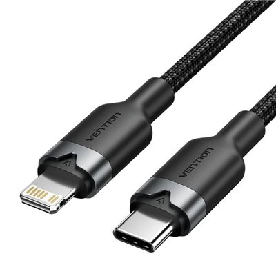 Cable USB Tipo-C Lightning Vention LALBF/ USB Tipo-C Macho -