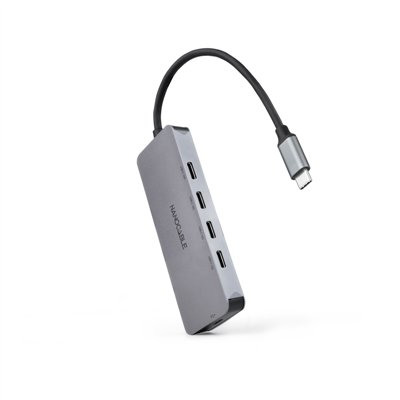 Hub USB Tipo-C Nanocable 10.16.4505/ 4xUSB Tipo-C/ 1xUSB Tipo-C