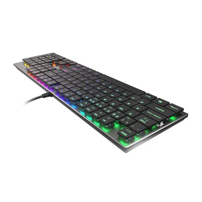 GENESIS Thor 420 RGB teclado Juego USB QWERTY Internacional de