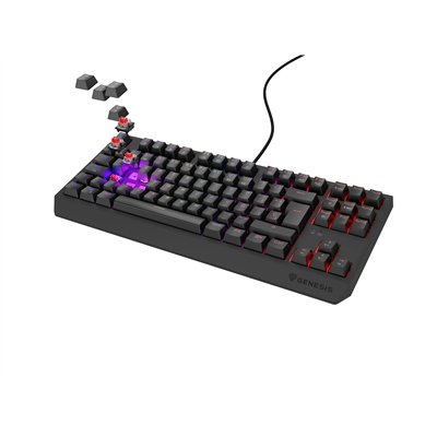 GENESIS Thor 230 TKL teclado Juego USB QWERTY Español Negro