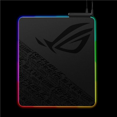 ASUS ROG Balteus Qi Alfombrilla de ratón para juegos Negro