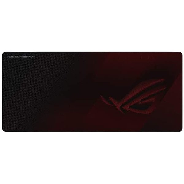 ASUS ROG Strix Scabbard II Alfombrilla de ratón para juegos Negro, Rojo